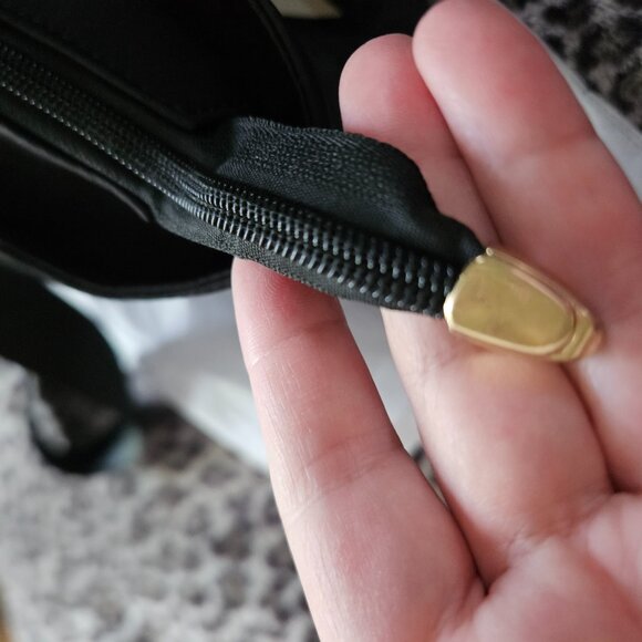 Luxebold | Multi-Pockets Black Canvas Work School Tote Bag - NWT - Picture 13 of 16